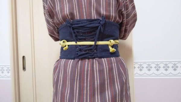 画像27: 背中涼しいに決まってる帯（普通サイズ）04〜千織さんの遠州木綿〜 (27)