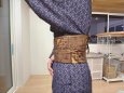 画像28: 背中涼しいに決まってる帯06〜紬生地・格子に花絣〜 (28)