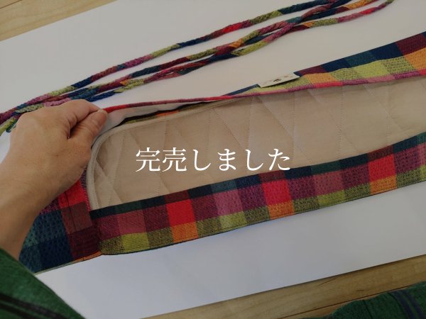 画像16: 背中涼しいに決まってる帯07（普通サイズ）〜阿波しじら・カラフル格子〜 (16)