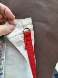 画像3: 巾着袋05／焦げ茶紐　アンティークゴールド金具 (3)