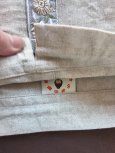 画像8: 巾着袋05／焦げ茶紐　アンティークゴールド金具 (8)