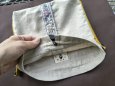 画像7: 巾着袋06／黒紐　ニッケルブラック金具 (7)