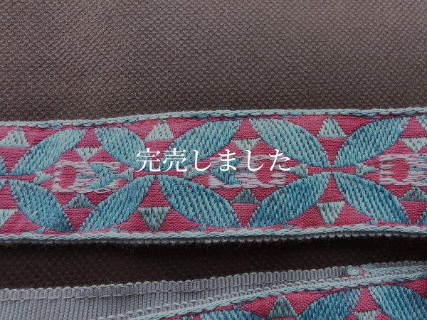 画像5: レピヤンリボンのバッグストラップ03／チューリップ　ピンク (5)