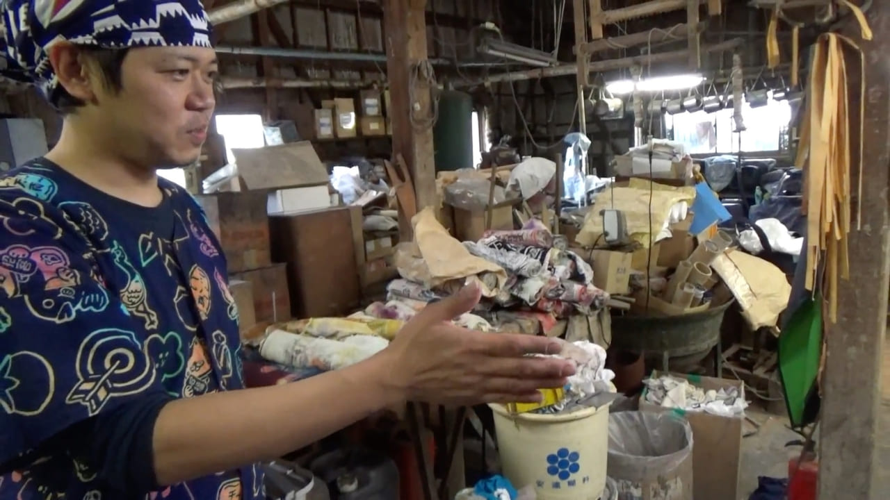 喜多屋商店・注染そめ職人の森本さん | 喜世美企画
