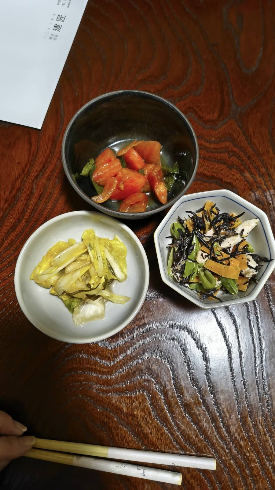浅漬けから、和え物。季節の野菜を取りやすくて、作っておくと便利なんですよね。